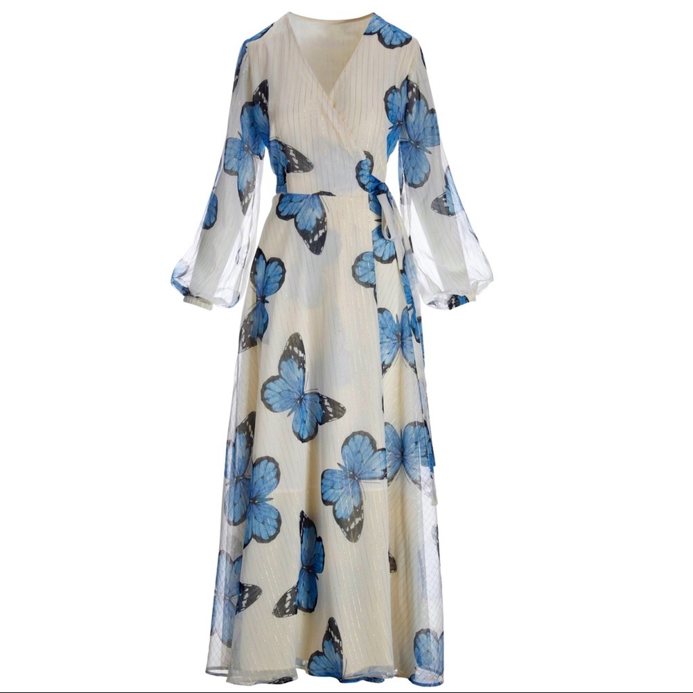 Butterfly wing maxi dress size S/M